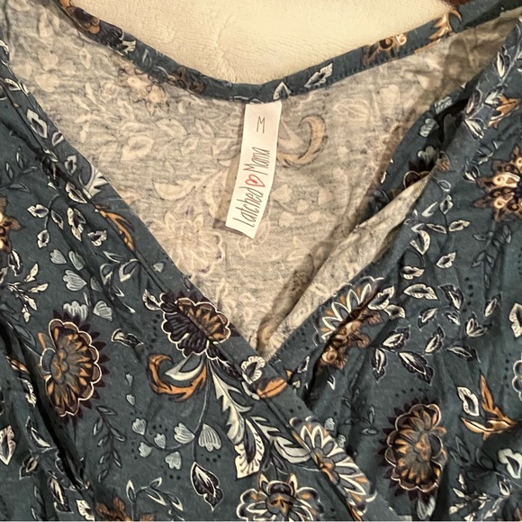 Latched Mama Aegean Shorts Jumpsuit - Picture 2 of 5